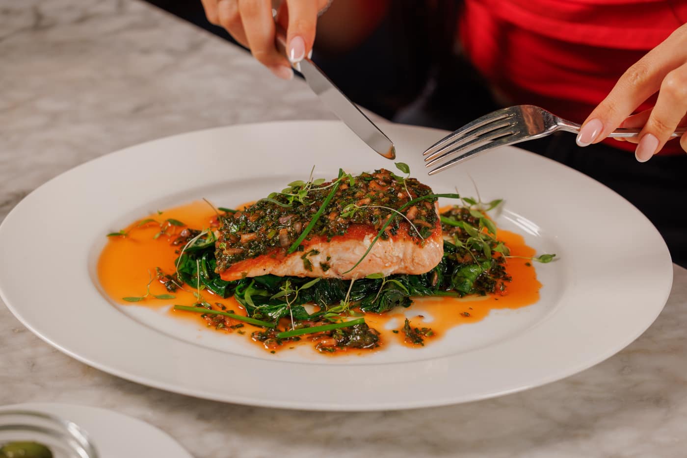Christopher Green, Managing Director of Greenhouse Hospitality, on the pass